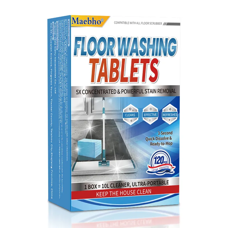 Floor Cleaning Tablets – Instant-Dissolving Mopping Tablets for Ceramic Tiles & Wood Floors, Household Floor Cleaner for Sparkling Results